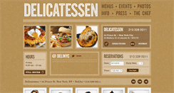 Desktop Screenshot of delicatessennyc.com